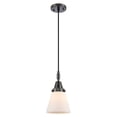 thumbnail image 7 of 447-1P-PN-G61 Innovations Lighting Cone - 1 Light Cord Hung Mini Pendant-6.25 Inch Wide and 9.13 Inch Tall-Polished Nickel Finish-Matte White Glass, 7 of 7
