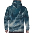 thumbnail image 7 of Lsque Mysterious Moonlit Mountains Pattern Casual Men's Hoodie,Hooded Sweatshirt with Kangaroo Pocket,Pullover Hoodie-XX-Large, 7 of 7