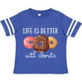 thumbnail image 3 of Inktastic Life is Better with Donuts Boys or Girls Toddler T-Shirt, 3 of 5