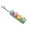 A005- Black E, variant on Fidget Stress Relief Toy, Glowing Cat Paw Switch Tester Keychain, 1 Pack Portable, Finger Decompression Toy for Anxiety Relief for Adults Teens Office Worker Carry Along Hanging Bag Pendant