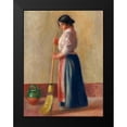 thumbnail image 2 of Renoir, Pierre-Auguste 19x24 Black Modern Framed Museum Art Print Titled - The Sweeper, 2 of 5