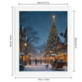 thumbnail image 2 of Paint by Numbers Kit for Adults, Winter Festive Village Night Scene Paint by Numbers, Easy Paint by Numbers Kit for Adults Beginner, DIY Adult Paint by Number Kits on Canvas, Home Decor, 2 of 7