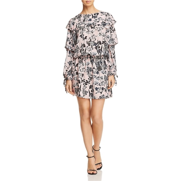 Parker Raquel vestido acampanado para mujer, rosa, mediano