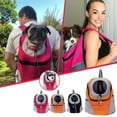 thumbnail image 2 of Mochila de viaje para perros y mascotas, mochila de viaje para cachorros, bolso de hombro portátil frontal, 2 of 2