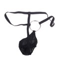 thumbnail image 2 of Mens Black Pouch G String T Back Strap Briefs Ropa interior Lencería Jinwen Tanga, 2 of 2