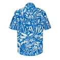 thumbnail image 5 of Jinhomg Mens Tropical Hawaiian Shirt Lightweight Breathable Short Sleeve Button Down Beach Shirts Trendy Graphic Summer Vacation Aloha Shirts Sales Today Clearance Multicolor XXXL, 5 of 7