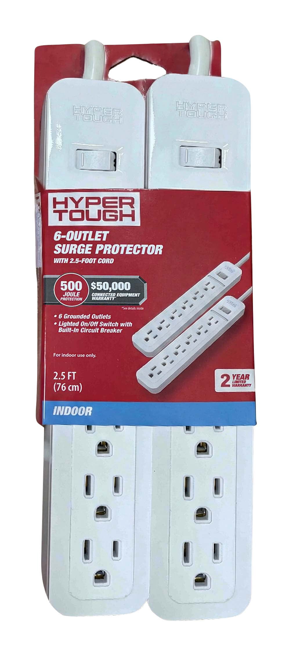 HT 6OL SUR 2.5FT 2PK