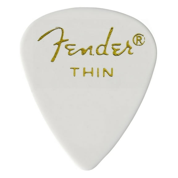FENDER PICKPACK THIN WHITE/12