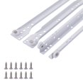 thumbnail image 1 of Correderas para cajón South Main Hardware de 25 cm, acero blanco, paquete de 2, 1 of 4