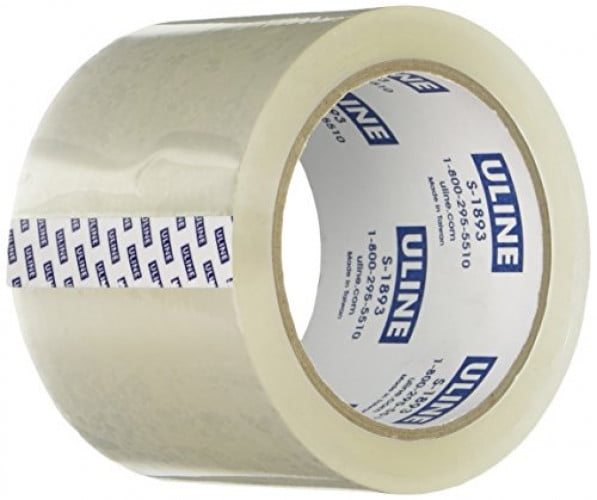 uline packing tape 3 x 55 yd 2 6 mil crystal clear heavy duty by s 1893 4 pack of walmart com the luxury packaging company