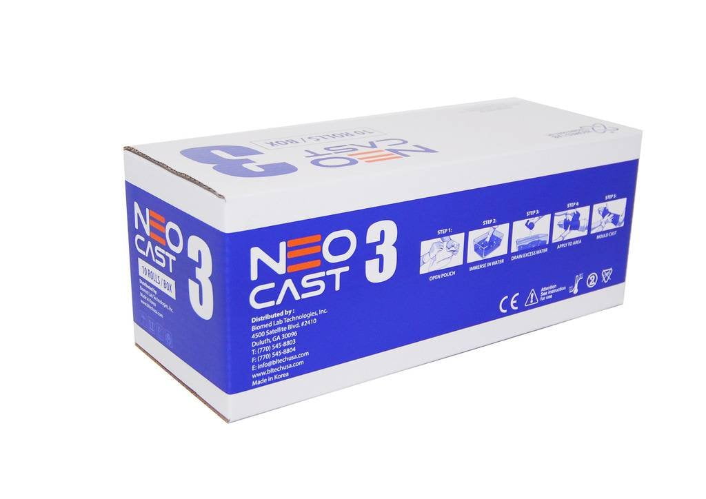 Neo Cast NPC-3P-GR 3 in 10 Rolls per Box x 4 Yards Polyester Casting Tape44; Green 