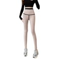thumbnail image 1 of Gibobby Leggings de Invierno para Mujer Leggings de mujer Invierno Cintura alta Cálido forro polar Pantalones gruesos Leggings de invierno(A,G), 1 of 5