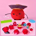 thumbnail image 4 of Blind Box Tomato Boy Plush Toys - 4.7 Inch Mini Stuffed Tomato with 9 Surprise Styles, Collectible Soft Doll for Desk Decor, Party Favors, Kids Gift (1PC,Random Style), 4 of 9