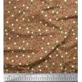 thumbnail image 1 of Soimoi Poly Georgette Fabric Dots Shirting Print Fabric by The Yard 42 Inch Wide, 1 of 1