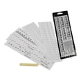 thumbnail image 2 of Piano Notes Stickers 6Pcs Practical Design Ideal For Piano Lessons Electronic Keyboard Removable White Decor, 2 of 3