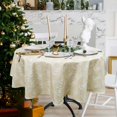 thumbnail image 2 of Tablecloth 60x60 Inches for Round Tables,Joy Table Cloth for Kitchen Dining Indoor, Fall Outdoor Table Cover for Party Picnic, 2 of 6