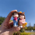 thumbnail image 5 of Yvsxxv Miniature Couple Figurine Set, Fairy Garden Micro Landscape Decor, 5 of 7