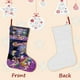 thumbnail image 3 of Sailor Moon Tema: Calcetines de Navidad, fino lino blanco para colgar en escaleras y chimenea, decoración navideña para el hogar, regalo de Navidad. 45cm × 32cm, 3 of 5