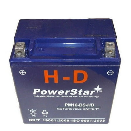 PowerStar AGM 12 Volt Automotive Battery, 230 CCA Top Post