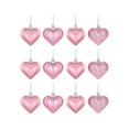 thumbnail image 3 of Valentine's Day Heart Decor, Heart Shaped Hanging Ornaments, for Hallway Ceiling Tree Anniversary Party Wedding Decoration, 12pcs, Pink, 3 of 8