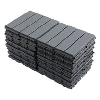 30pcs Anti-Slip 30x30cm Patio Pavers Tiles Interlocking Wood Flooring Deck Tiles