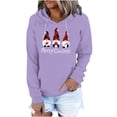 thumbnail image 2 of EGNMCR Chandail en Molleton de Noël Mode Décontractée pour Femmes Blouse à Manches Imprimées Chandail à Capuche Chandail en Molleton Chandails à Capuchon pour Femmes, 2 of 6