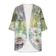 thumbnail image 4 of Cárdigan de manga larga para mujer, blusa informal estampada con bolsillo, abrigo tipo cárdigan para mujer, 4 of 5