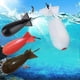 thumbnail image 4 of KAIYANG Alimentadores de pesca Spomb Rocket Shape Alimentadores de pesca Flotador Soporte de cebo Herramienta de aparejos (Marrón S) L marrón, 4 of 5
