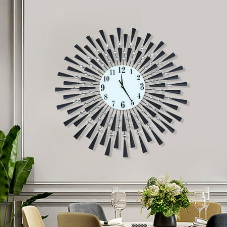 Modern 3 D Large Wall Clock Art Arab Numerals Home Living Room Office Decor For Entrance Door photo Modern 3 D Large Wall Clock Art Arab Numerals Home Living Room Office Decor For Entrance Door image