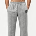 thumbnail image 6 of Yaoyar Men's Summer Fall Lightweight Beach Linen Pants Breathable Relaxed Fit Holiday Casual Trousers, 6 of 6