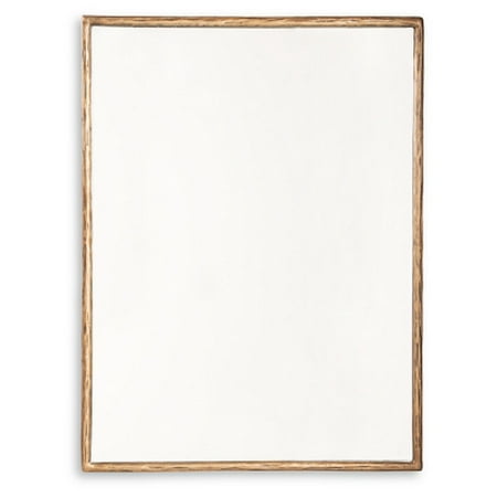 Signature Design by Ashley Ryandale Antique 48.5  Rectangular Aluminum Accent Mirror  Metallic