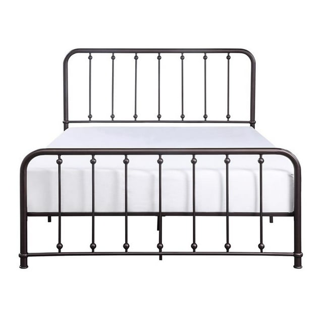 Lexicon Larkspur Lit Plateforme Grand en Métal, Bronze Foncé