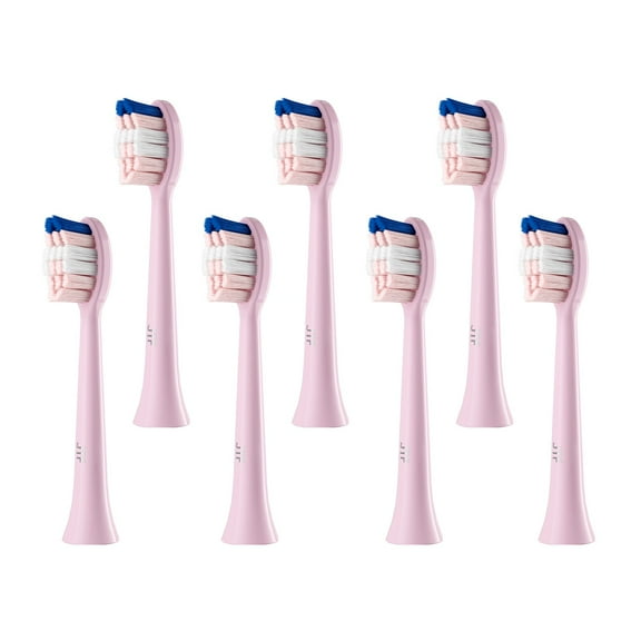 JTF Sonic Smart Toothbrush Genuine Standard Brush Heads, 7 Pack, Pink, P200