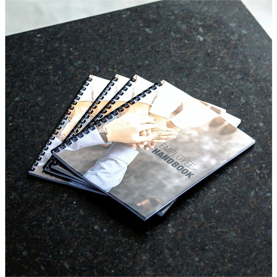 Fellowes, FEL5217001, Expressions Linen Presentation Covers, 200 / Pack, Black