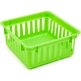 thumbnail image 7 of 12-Pack Colorful Small Storage Baskets Plastic Bins for Organizing Shelves and Desks, Arts and Crafts Containers for Home, School, Office (4 Colors, 5.3 x 5.3 x 2.4 in), 7 of 7