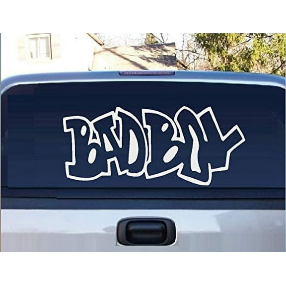 Decal ~ BadBoy ~ WALL DECAL, or Window Decal 10" x 23"