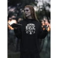 thumbnail image 2 of Don't Be A Basic Witch Halloween Hoodie Women -Image by Shutterstock, Female Large, 2 of 4