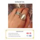 thumbnail image 2 of Anillos minimalistas de Plata de Ley 925 con bola grande y lisos para mujer, nueva moda, regalos creativos de joyería para fiesta de cumpleaños, 2 of 2