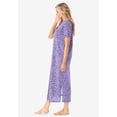 thumbnail image 3 of Dreams & Co. Plus Size Long Henley Sleepshirt, 3 of 6