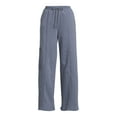 thumbnail image 5 of Self Esteem Juniors Wide Leg Fleece Cargo Pants, Sizes XS-XL, 5 of 5