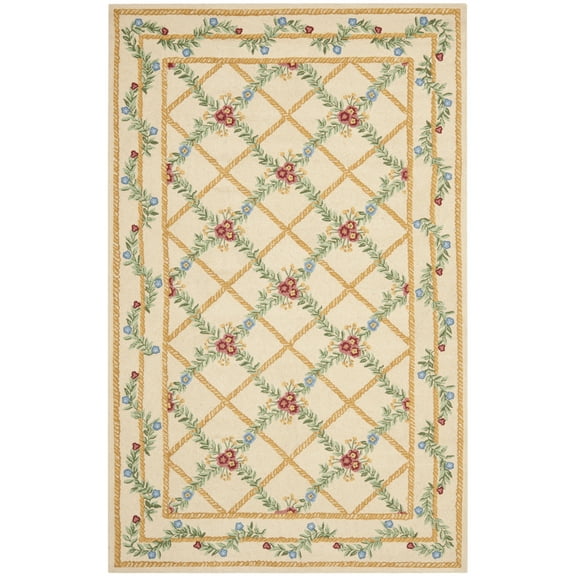 SAFAVIEH Chelsea Thane Bordered Area Rug, Ivory, 9' x 12'
