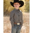 thumbnail image 2 of WHIPPY Kids Western Cowboy Belt for Boys Girls Cowgirl Ratchet Leather Belts with Automatic Buckle, 2 of 6