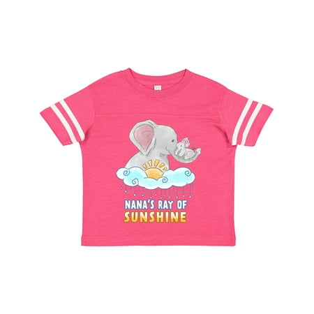 

Inktastic Nana s Ray of Sunshine Cute Elephants Rainclouds and Sun Gift Toddler Boy or Toddler Girl T-Shirt