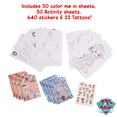 Nickelodeon Paw Patrol Kids Art Kit with Carrying Tin Gel Pens Markers ...