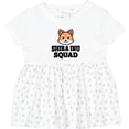 thumbnail image 3 of Inktastic Dog Shiba Inu Squad Girls Baby Dress, 3 of 5