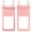 Pink, variant on Leeye Waterproof Phone Pouch, Submersible Dry Bag for Swimming & Beach with Lanyard, Universal Floating Phone Case for 7 Inch Smartphones, Black