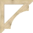 thumbnail image 3 of Ekena Millwork 6"W x 48"D x 48"H Westlake Slat Rough Sawn Bracket, Douglas Fir, 3 of 4