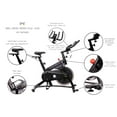 thumbnail image 6 of WaveFit B100 Swell Series Indoor Cycle Home Stationary Exercise Bike with 28-Lb Flywheel, Bluetooth Connectivity and Built-in Fitness Metrics Tracking, 225 lb Weight Capacity, 6 of 8