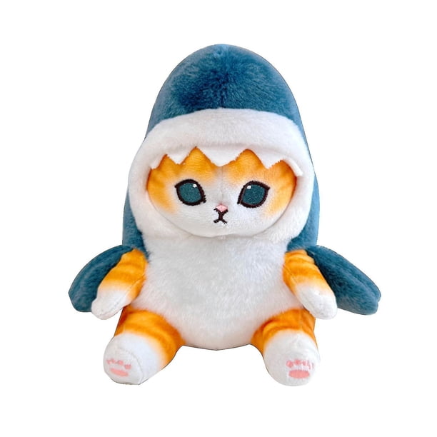 Shark Cat Cute Plush Doll Cute Shark Cat Soft Stuffed Animal Plush Toy