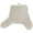 Linen, variant on LAMMALOE Reading Pillow , Backrest Pillows with Arms, Plush Back Pillow Detachable Neck Roll, Shredded Memory Foam Bed Rest Pillow, Large, Grey